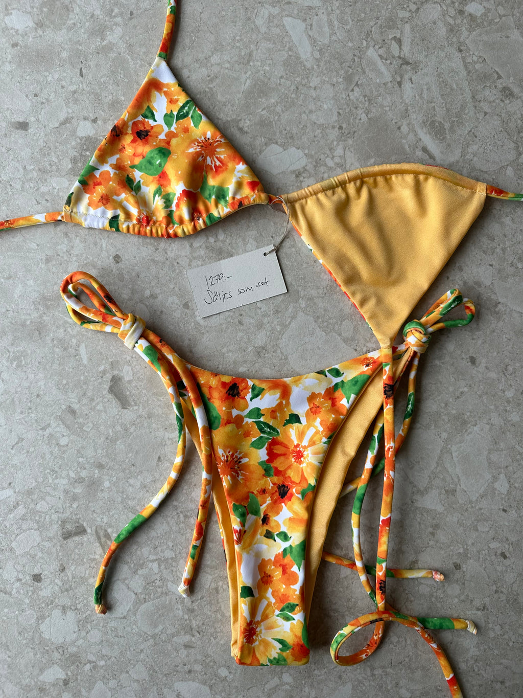 XS Set Hawaii x Tie up thong