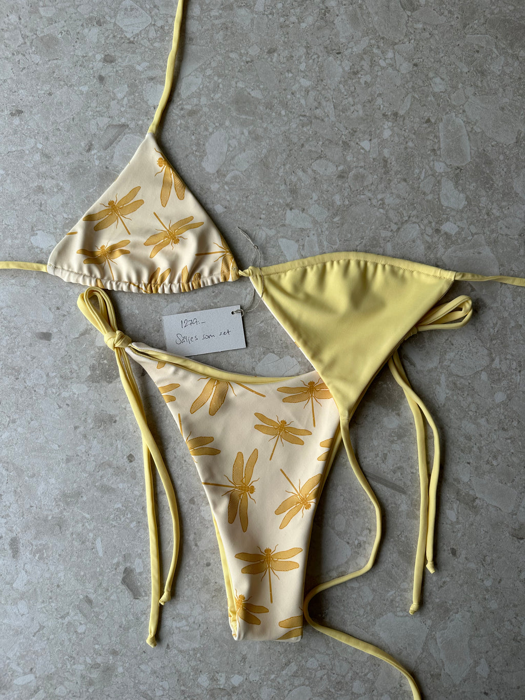 S Set Hawaii top x Tie up thong