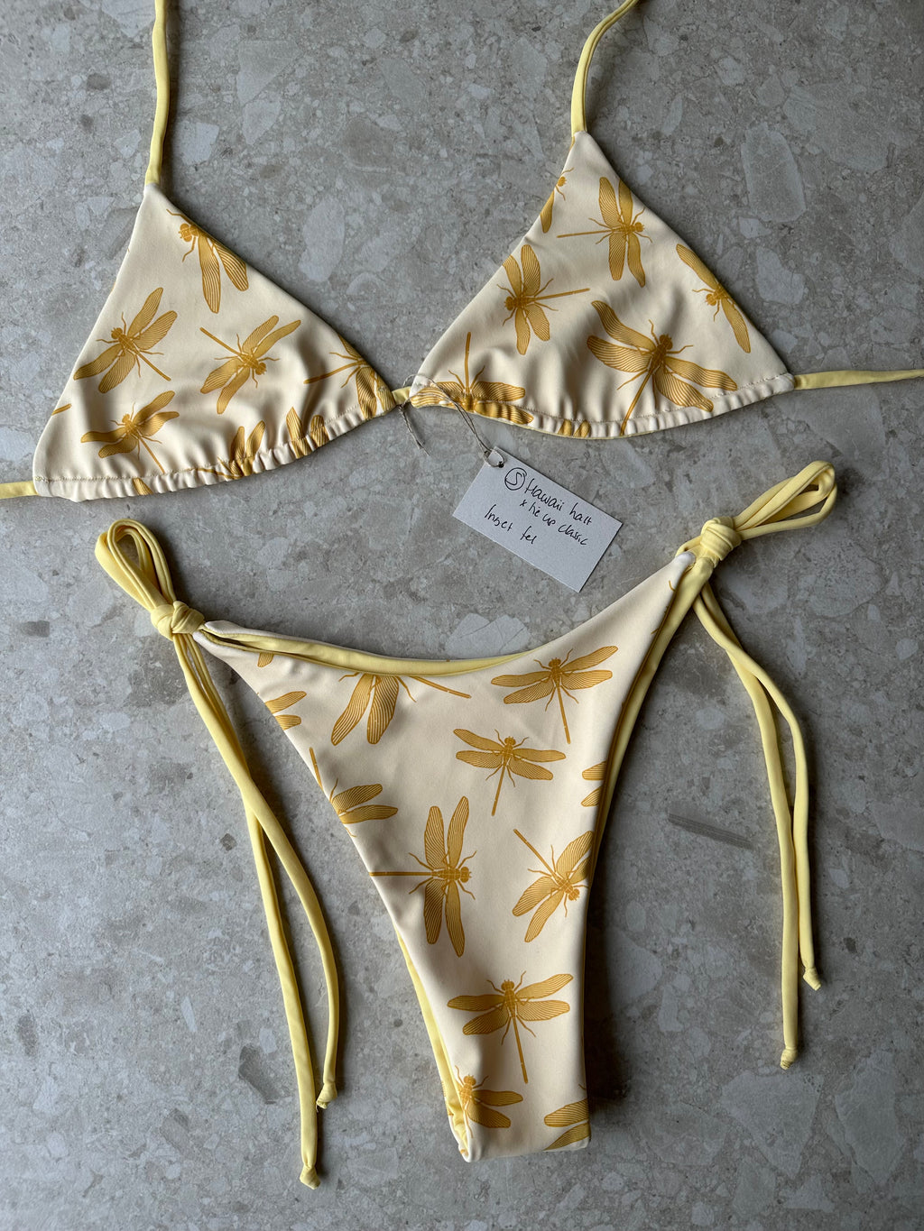 S Set Hawaii top x Tie up thong