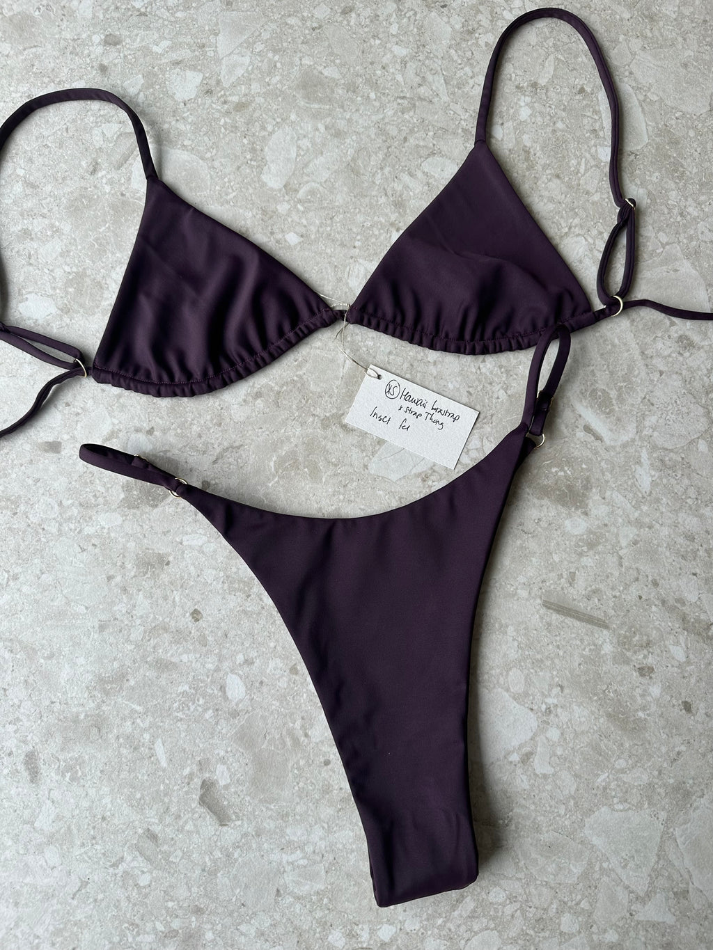 XS Set Hawaii top x Strap bottom
