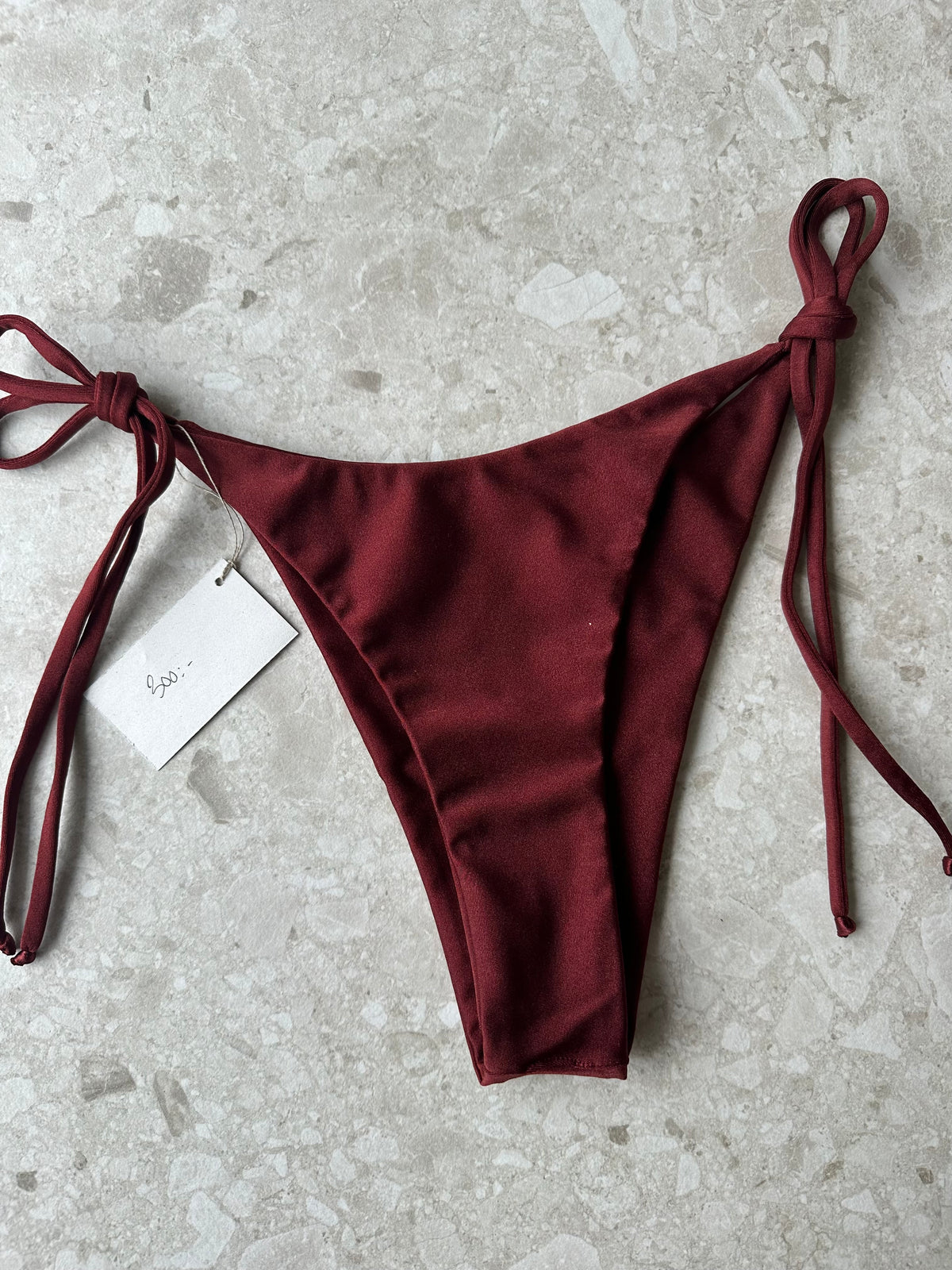 M Tie up thong