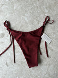 M Tie up thong